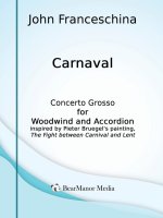 Carnaval - Concerto Grosso for Woodwind and Accordion