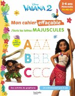 Disney - Vaiana 2 - Mon cahier effaçable -J'écris les lettres majuscules (3-6 ans)