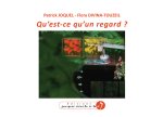 QU'EST-CE QU'UN REGARD ?