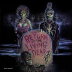 OST  RETURN OF THE LIVING DEAD / CLEAR WITH BLOOD RED SPLATTER VINYL -COLOURED-