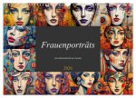 Frauenporträts mit dekonstruktivem Ansatz (Wandkalender 2026 DIN A3 quer), CALVENDO Monatskalender