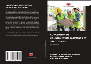 CONCEPTION DE CONSTRUCTION BÂTIMENTS ET STRUCTURES