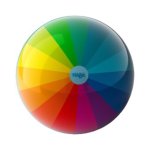 Ball Regenbogenfarben