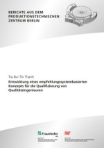 Entwicklung eines empfehlungssystembasierten Konzepts für die Qualifizierung von Qualitätsingenieuren