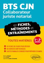 BTS CJN en fiches, méthodes et entraînements