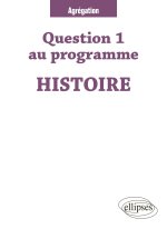 Question 1 au programme - Histoire