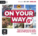 On your way 6eme - clé USB avec vidéos/audios