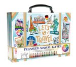 Colorful World Weltreise - Fernweh-Ausmal-Koffer