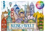 Colorful World Weltreise - Der Postkartenblock