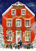 Puzzle - Weihnachten bei uns Zuhaus