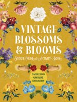 Vintage Blossoms and Blooms Sticker, Color & Activity Book