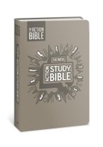 The NIV Action Study Bible, Leathersoft, Gray, Full Color