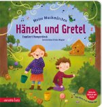 Meine Musikmärchen: Hänsel und Gretel - Knusperhäuschen, Hexe und mutige Geschwister: ein Pappbilderbuch zur musikalischen Frühförderung. Für kleine R