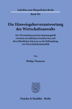 Die Hinweisgeberverantwortung des Wirtschaftsanwalts