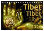 Tibet - Tibet - Tibet 2026 (Tischkalender 2026 DIN A5 quer), CALVENDO Monatskalender