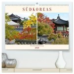 Südkoreas Herbstfärbung (hochwertiger Premium Wandkalender 2026 DIN A2 quer), Kunstdruck in Hochglanz