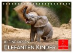 Elefanten Kinder - kleine Riesen (Tischkalender 2026 DIN A5 quer), CALVENDO Monatskalender