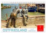 Ostfriesland - maritim pur (Tischkalender 2026 DIN A5 quer), CALVENDO Monatskalender