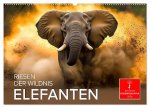 Elefanten - Riesen der Wildnis (Wandkalender 2026 DIN A2 quer), CALVENDO Monatskalender