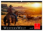 Westernwelt (Wandkalender 2026 DIN A2 quer), CALVENDO Monatskalender