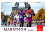 Marathon Power (Tischkalender 2026 DIN A5 quer), CALVENDO Monatskalender