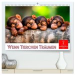 Wenn Tierchen träumen (hochwertiger Premium Wandkalender 2026 DIN A2 quer), Kunstdruck in Hochglanz