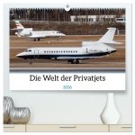 Die Welt der Privatjets (hochwertiger Premium Wandkalender 2026 DIN A2 quer), Kunstdruck in Hochglanz