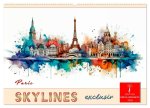 Skylines exklusiv (Wandkalender 2026 DIN A2 quer), CALVENDO Monatskalender