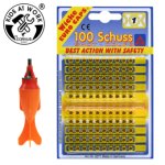 Raketenkracher mit Munition 100 Schuss