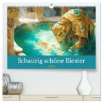 Schaurig schöne Biester (hochwertiger Premium Wandkalender 2026 DIN A2 quer), Kunstdruck in Hochglanz