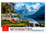 Wohnmobil grenzenlos (Tischkalender 2026 DIN A5 quer), CALVENDO Monatskalender