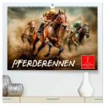 Pferderennen (hochwertiger Premium Wandkalender 2026 DIN A2 quer), Kunstdruck in Hochglanz