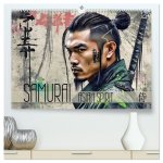 Samurai - Asian Spirit (hochwertiger Premium Wandkalender 2026 DIN A2 quer), Kunstdruck in Hochglanz