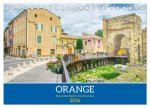 Orange - Die antike Stadt in der Provence (Tischkalender 2026 DIN A5 quer), CALVENDO Monatskalender