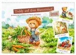 Teddy auf dem Bauernhof - Entdecke das Landleben mit Tieren und Feldern (Wandkalender 2026 DIN A3 quer), CALVENDO Monatskalender