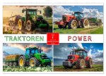 Traktoren Power (Wandkalender 2026 DIN A2 quer), CALVENDO Monatskalender
