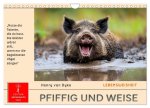 Pfiffig und weise (Wandkalender 2026 DIN A4 quer), CALVENDO Monatskalender