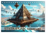 Steampunk Pyramidenwelt (Tischkalender 2026 DIN A5 quer), CALVENDO Monatskalender