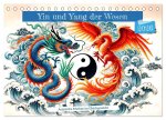 Yin und Yang der Wesen - Asiatische Mythen im Gleichgewicht (Tischkalender 2026 DIN A5 quer), CALVENDO Monatskalender
