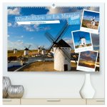 Windmühlen in La Mancha (hochwertiger Premium Wandkalender 2026 DIN A2 quer), Kunstdruck in Hochglanz