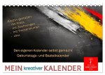 Mein kreativer Kalender (Tischkalender 2026 DIN A5 quer), CALVENDO Monatskalender