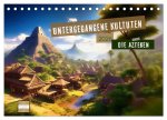 Untergegangene Kulturen - die Azteken (Tischkalender 2026 DIN A5 quer), CALVENDO Monatskalender