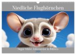 Niedliche Flughörnchen - Sugar Glider Jahresreise (Wandkalender 2026 DIN A3 quer), CALVENDO Monatskalender