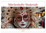 Märchenhafte Maskerade KI - Karnevalserlebnis in Venedig (Wandkalender 2026 DIN A2 quer), CALVENDO Monatskalender