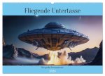Fliegende Untertasse - Die große Fantasiereise (Wandkalender 2026 DIN A2 quer), CALVENDO Monatskalender