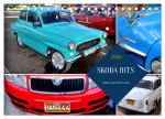 SKODA HITS - Oldtimer der CSSR in Kuba (Tischkalender 2026 DIN A5 quer), CALVENDO Monatskalender