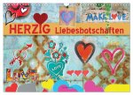 Herzig Liebesbotschaften (Wandkalender 2026 DIN A3 quer), CALVENDO Monatskalender