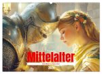 Mittelalter - Ein Blick in diese Zeit (Wandkalender 2026 DIN A2 quer), CALVENDO Monatskalender