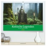 Keltische Legenden - Die kleinen Wesen der Natur (hochwertiger Premium Wandkalender 2026 DIN A2 quer), Kunstdruck in Hochglanz