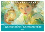 Fantastische Fantasiewerke (Tischkalender 2026 DIN A5 quer), CALVENDO Monatskalender